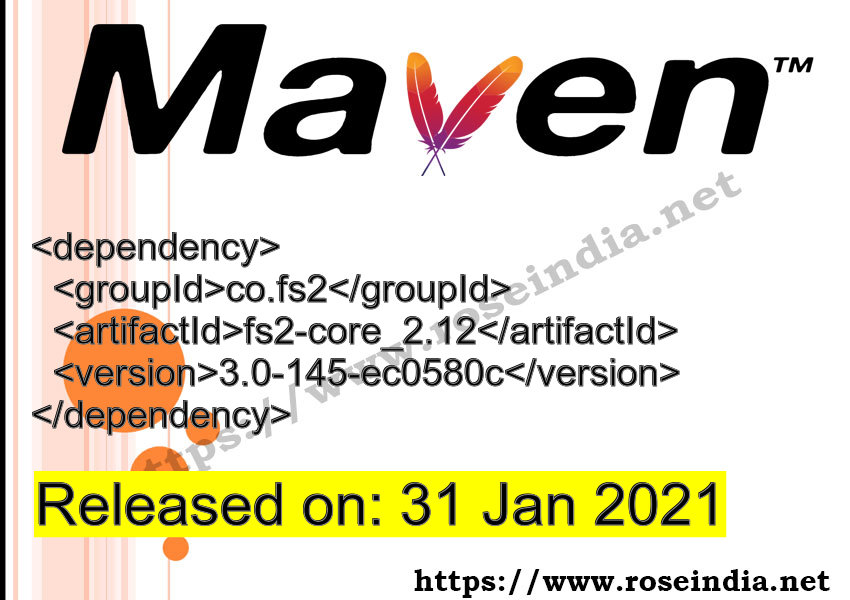 Maven Dependency release