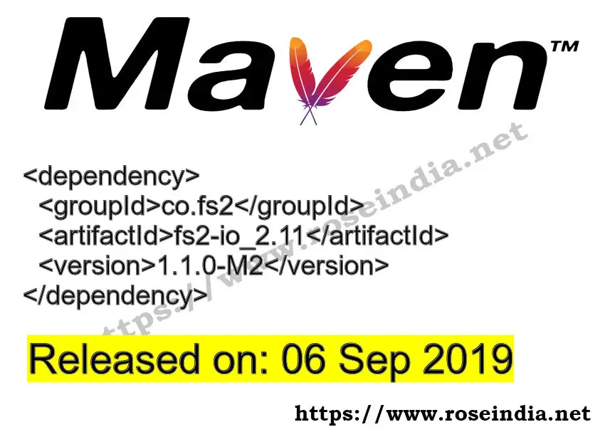 Maven Dependency release