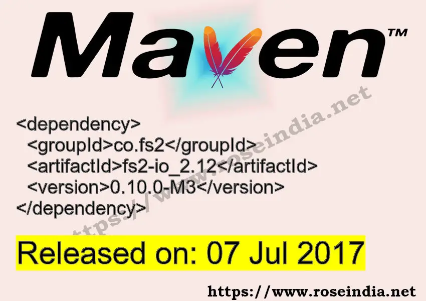 Maven Dependency release