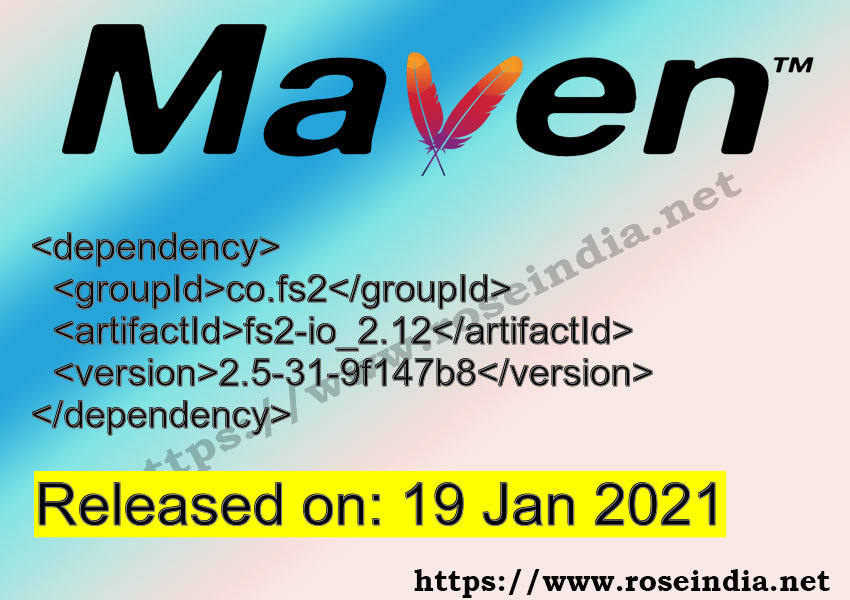 Maven Dependency release