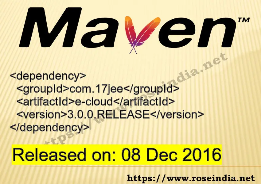 Maven Dependency release