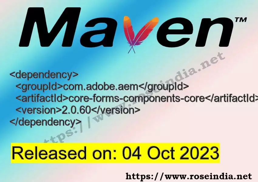 Maven dependency for GROUP_ID - ARTIFACT_ID version VERSION_ID is released. Learn to use ARTIFACT_ID version VERSION_ID in Maven based Java projects