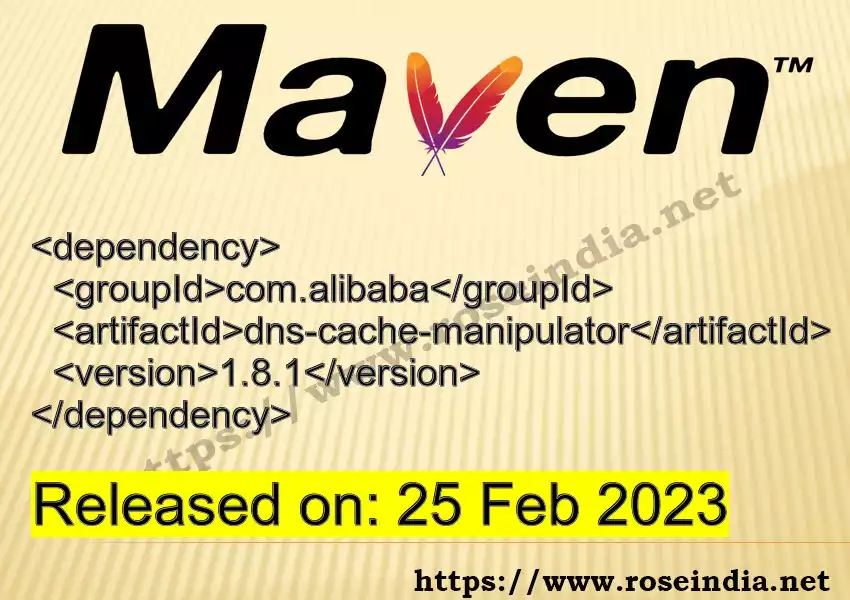 Maven dependency for GROUP_ID - ARTIFACT_ID version VERSION_ID is released. Learn to use ARTIFACT_ID version VERSION_ID in Maven based Java projects