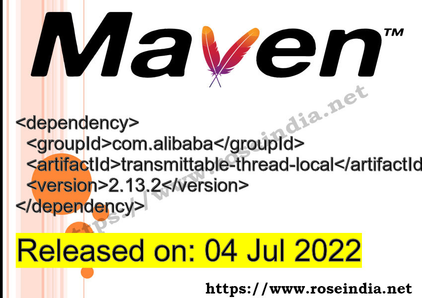 Maven Dependency release