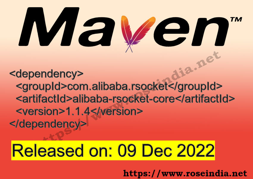 Maven Dependency release