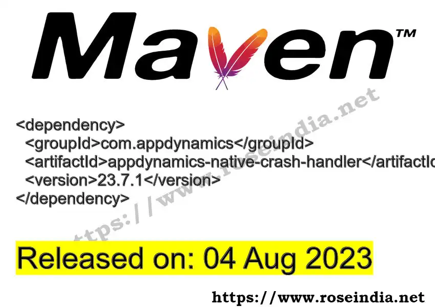 Maven dependency for GROUP_ID - ARTIFACT_ID version VERSION_ID is released. Learn to use ARTIFACT_ID version VERSION_ID in Maven based Java projects