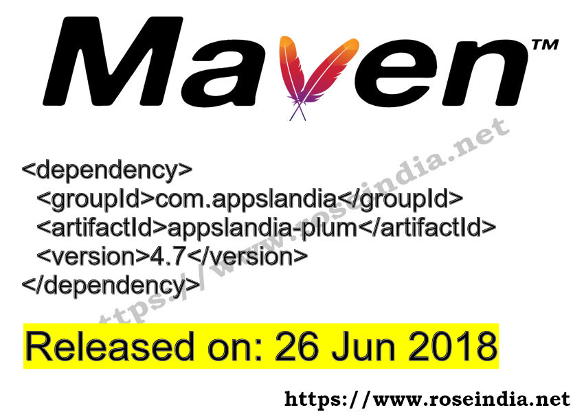 Maven Dependency release