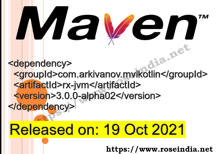 Maven Dependency release