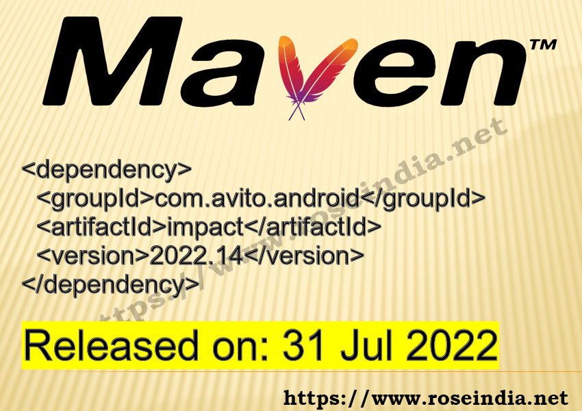 Maven Dependency release