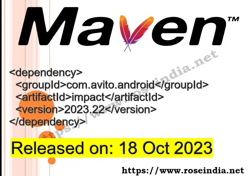 Maven dependency for  GROUP_ID - ARTIFACT_ID version VERSION_ID is released. Learn to use  ARTIFACT_ID version VERSION_ID in Maven based Java projects