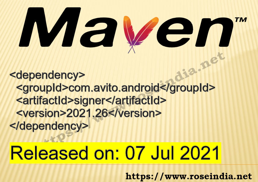 Maven Dependency release