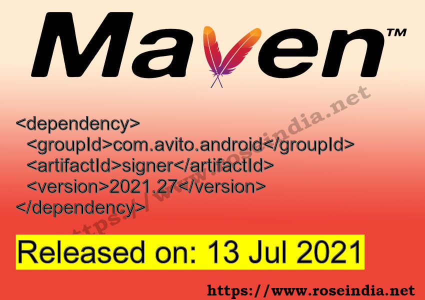 Maven Dependency release