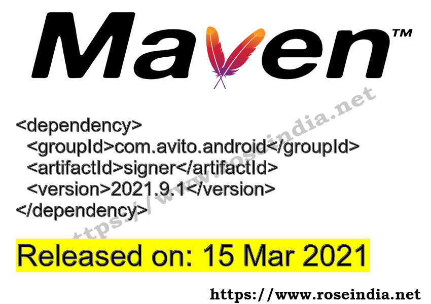 Maven Dependency release