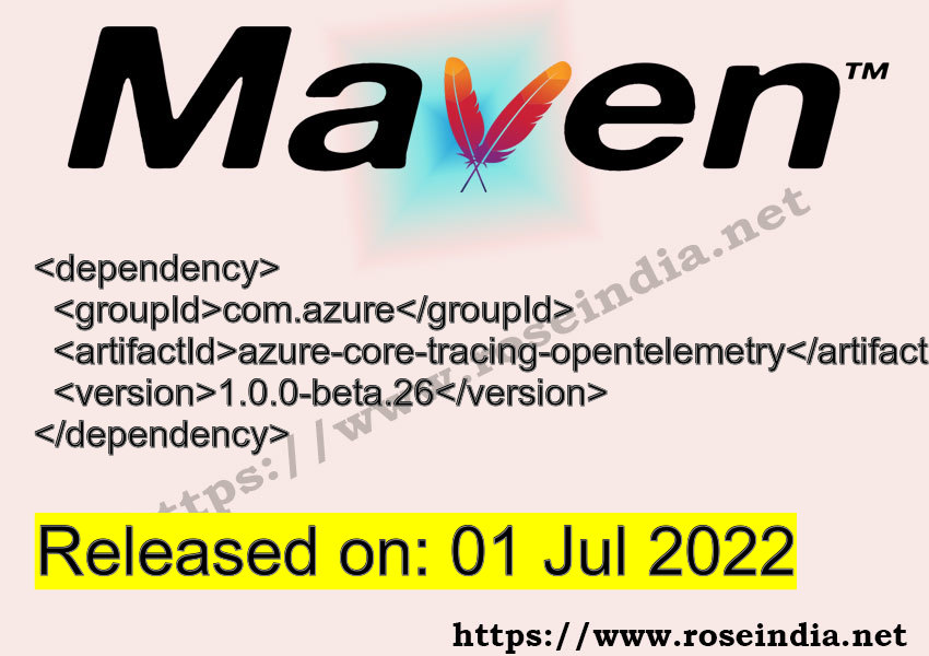 Maven Dependency release