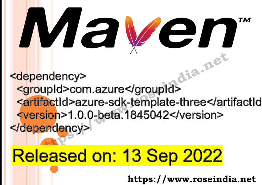 Maven Dependency release