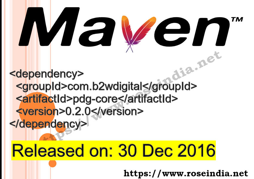 Maven Dependency release