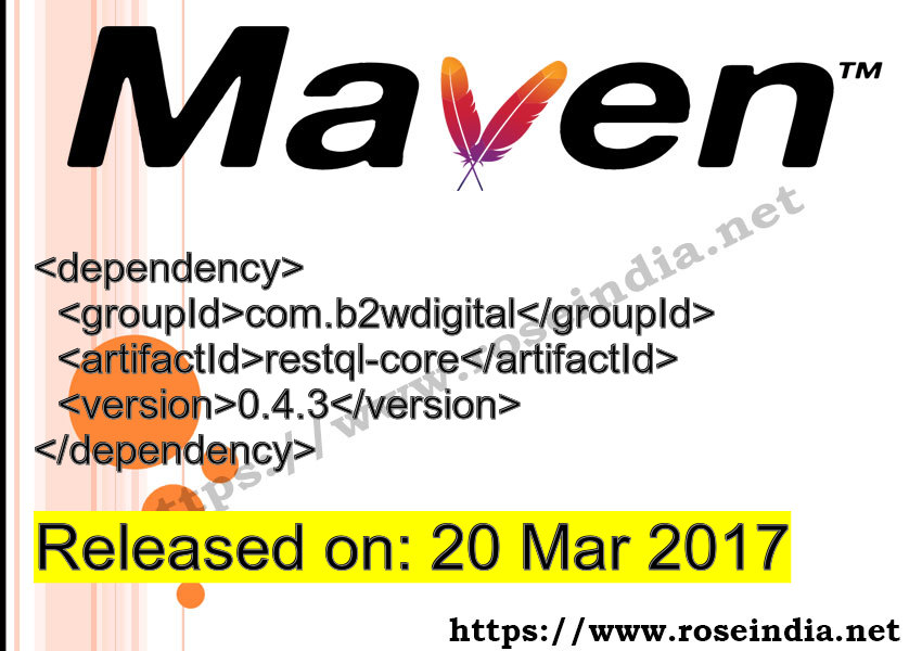 Maven Dependency release