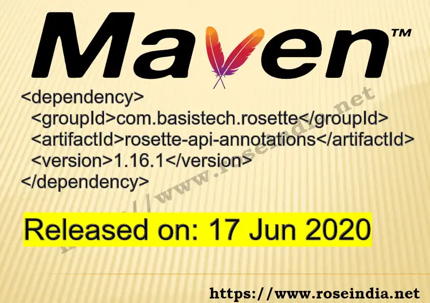 Maven dependency for GROUP_ID - ARTIFACT_ID version VERSION_ID is released. Learn to use ARTIFACT_ID version VERSION_ID in Maven based Java projects