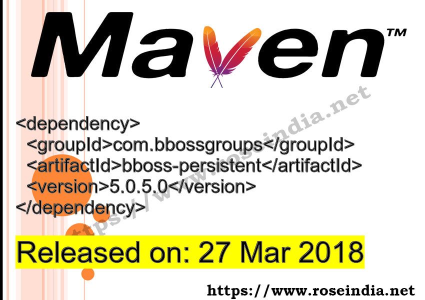 Maven Dependency release