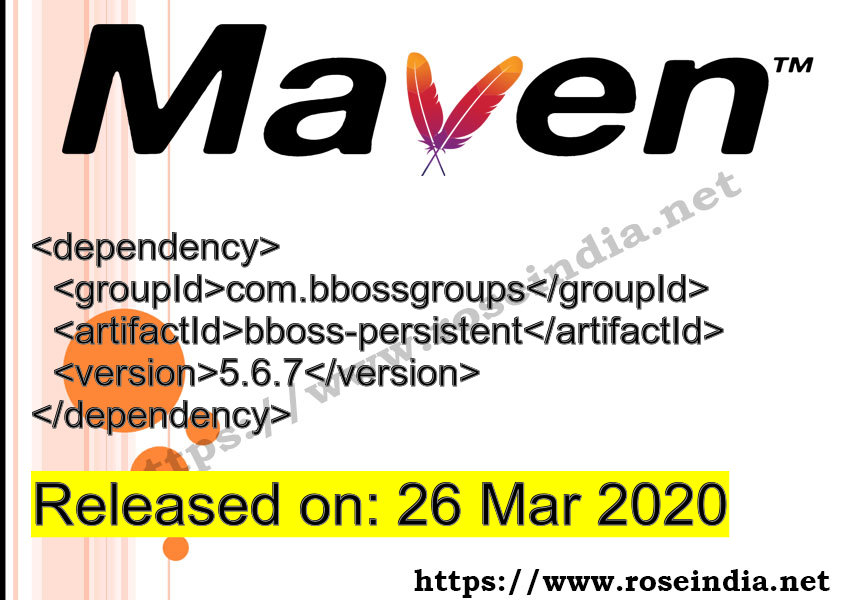 Maven Dependency release