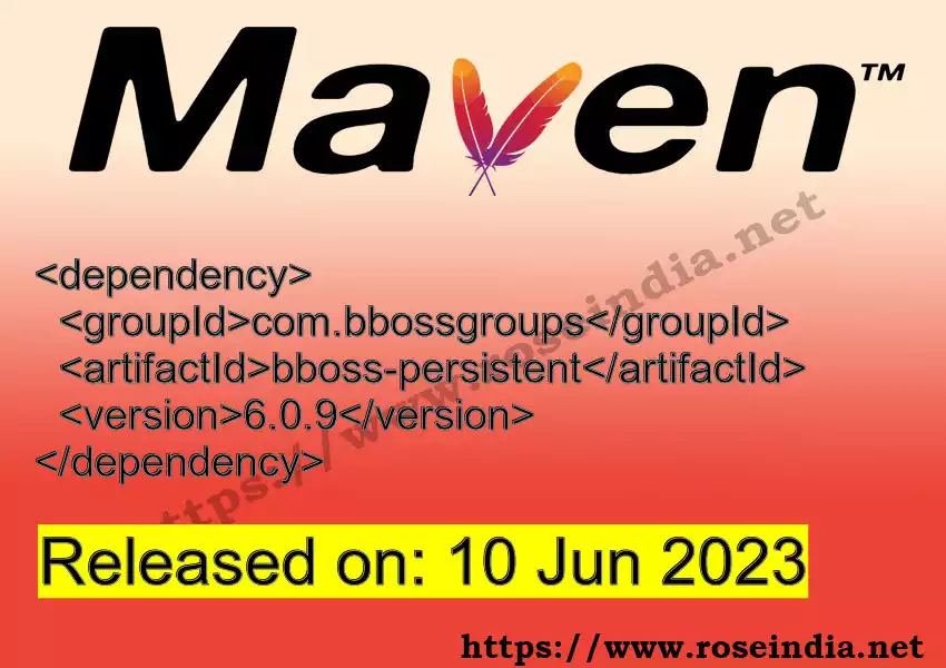 Maven dependency for GROUP_ID - ARTIFACT_ID version VERSION_ID is released. Learn to use ARTIFACT_ID version VERSION_ID in Maven based Java projects