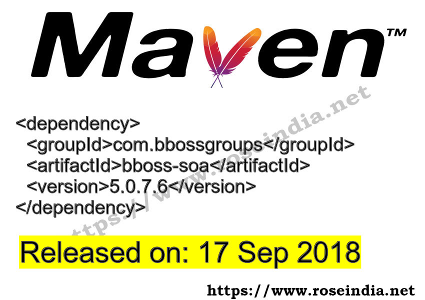 Maven Dependency release