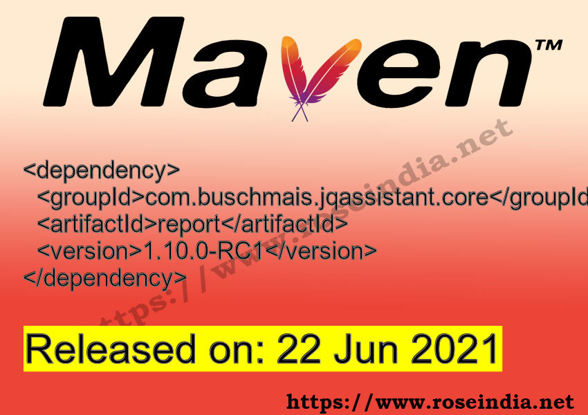 Maven Dependency release