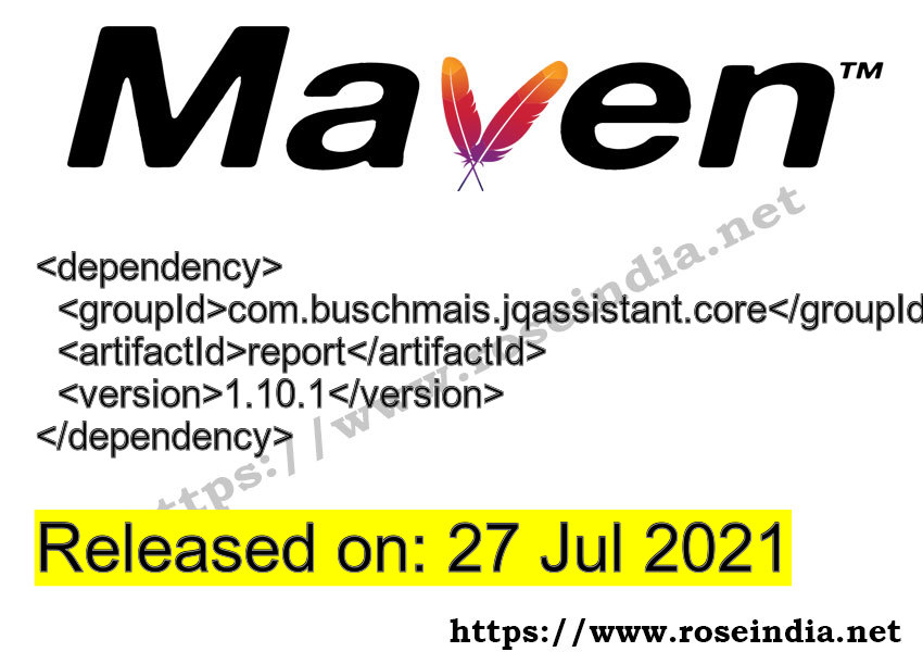 Maven Dependency release