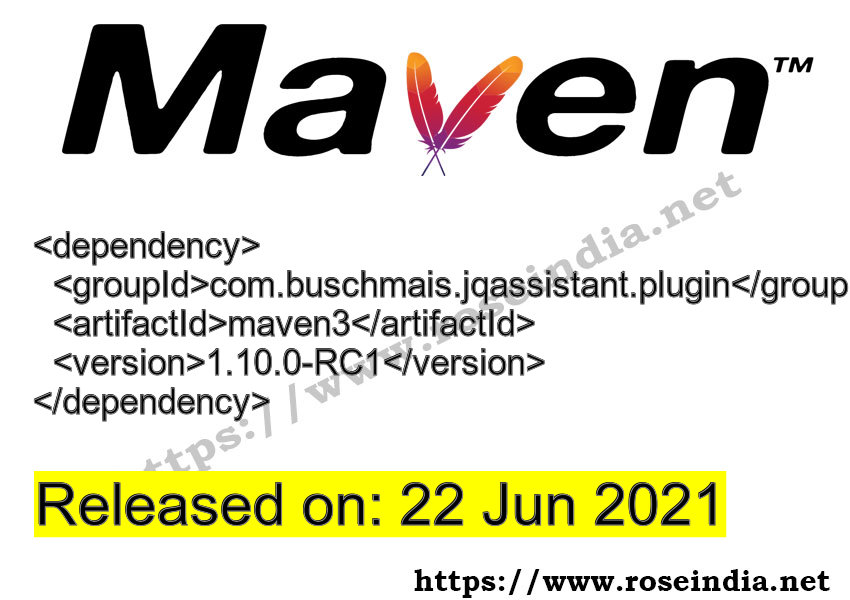 Maven Dependency release
