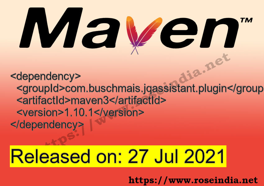 Maven Dependency release