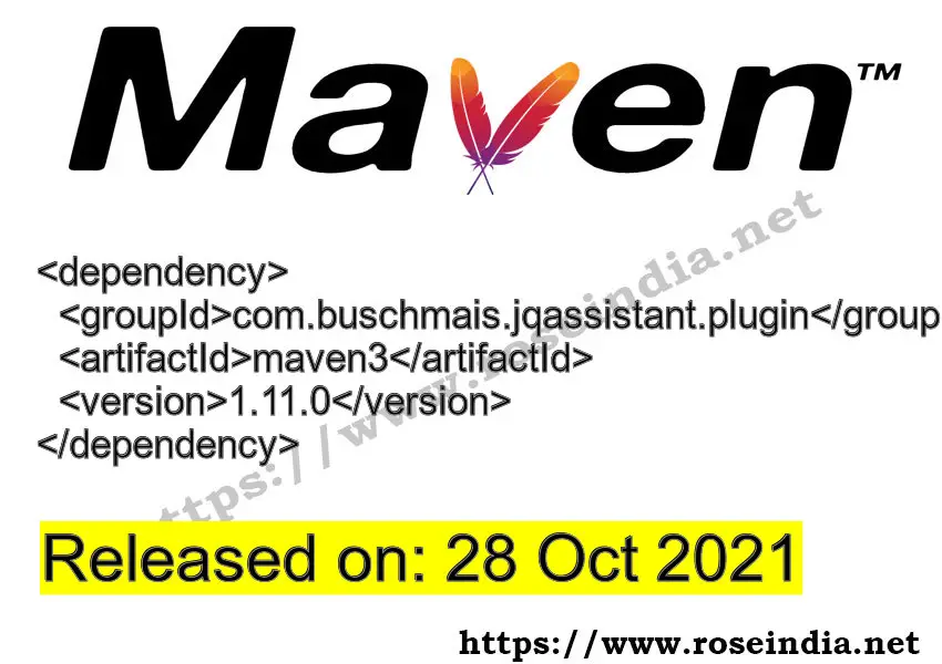 Maven Dependency release