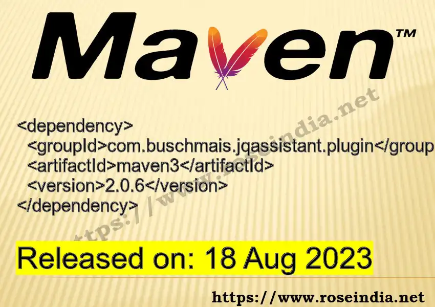 Maven dependency for  GROUP_ID - ARTIFACT_ID version VERSION_ID is released. Learn to use  ARTIFACT_ID version VERSION_ID in Maven based Java projects