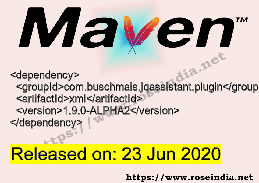 Maven Dependency release