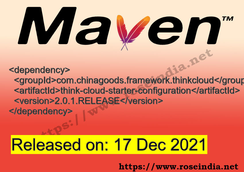 Maven Dependency release