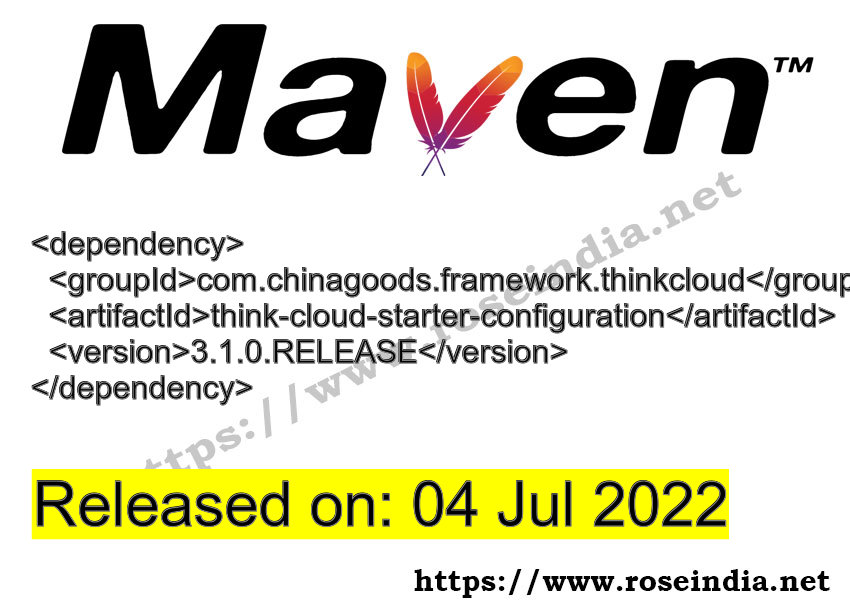 Maven Dependency release