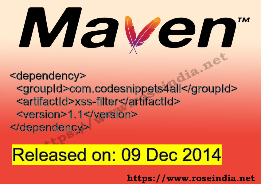 Maven Dependency release