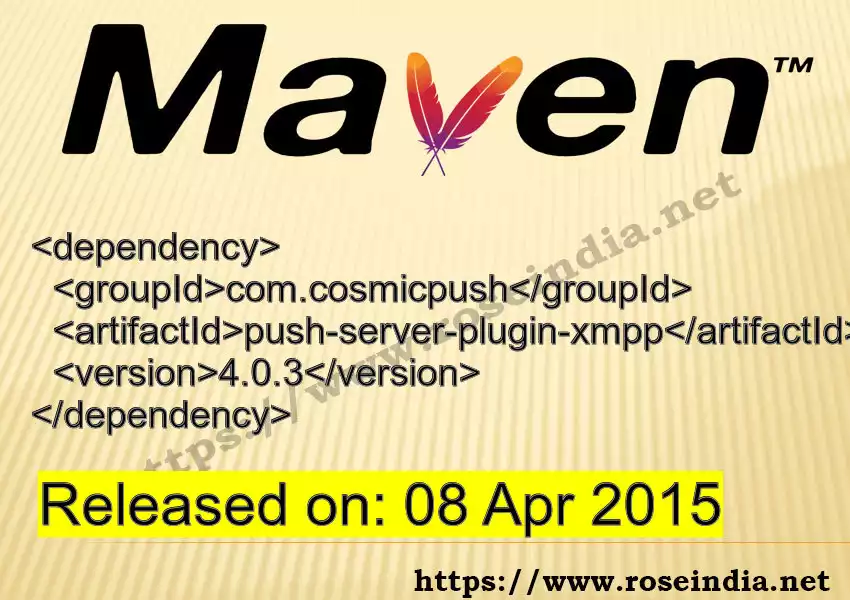 Maven dependency for GROUP_ID - ARTIFACT_ID version VERSION_ID is released. Learn to use ARTIFACT_ID version VERSION_ID in Maven based Java projects