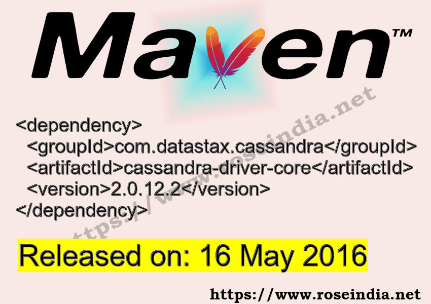 Maven Dependency release