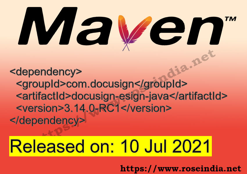Maven Dependency release