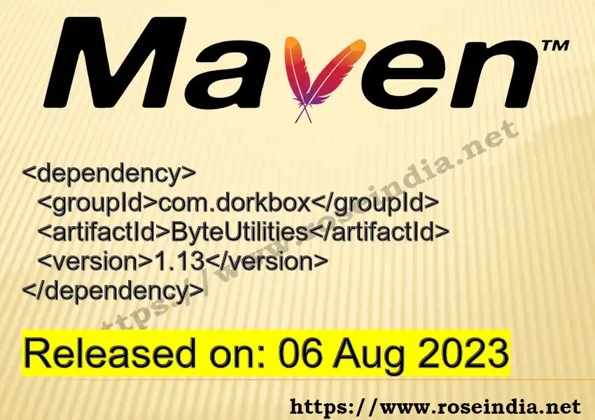 Maven dependency for GROUP_ID - ARTIFACT_ID version VERSION_ID is released. Learn to use ARTIFACT_ID version VERSION_ID in Maven based Java projects