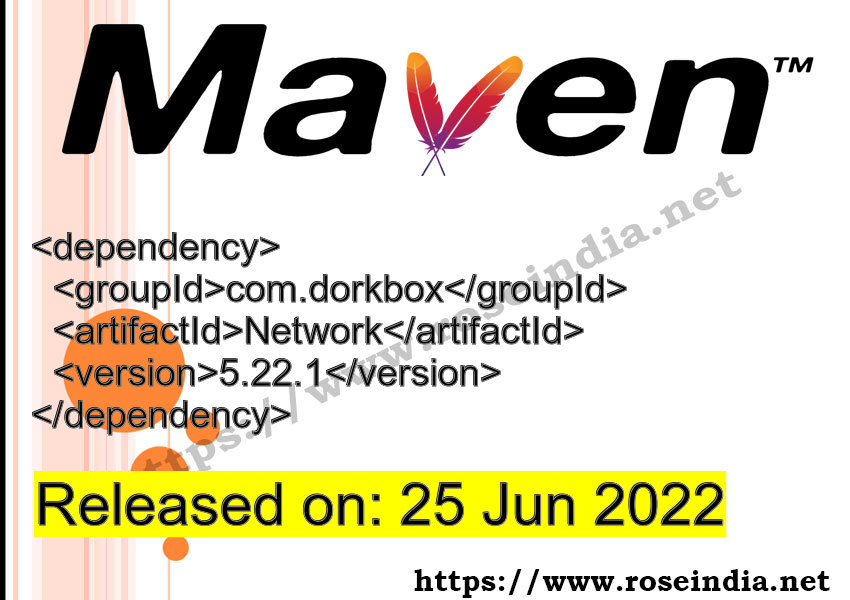 Maven Dependency release