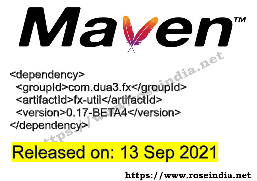 Maven Dependency release