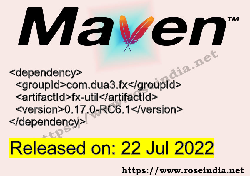 Maven Dependency release