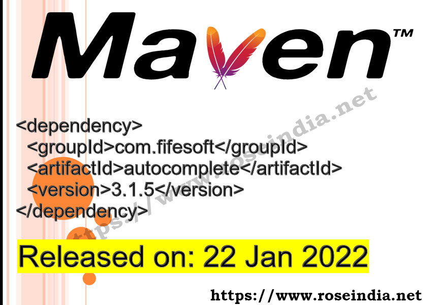 Maven Dependency release