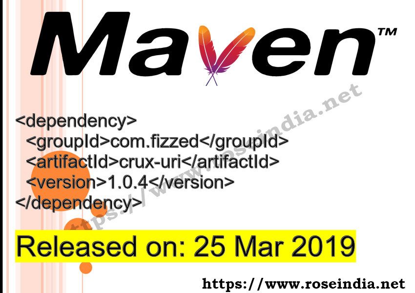 Maven Dependency release