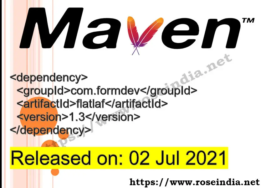 Maven Dependency release