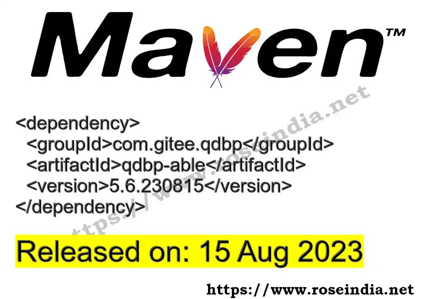 Maven dependency for  GROUP_ID - ARTIFACT_ID version VERSION_ID is released. Learn to use  ARTIFACT_ID version VERSION_ID in Maven based Java projects