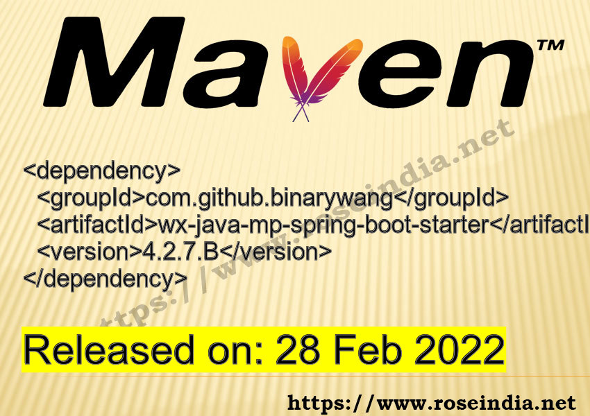 Maven Dependency release