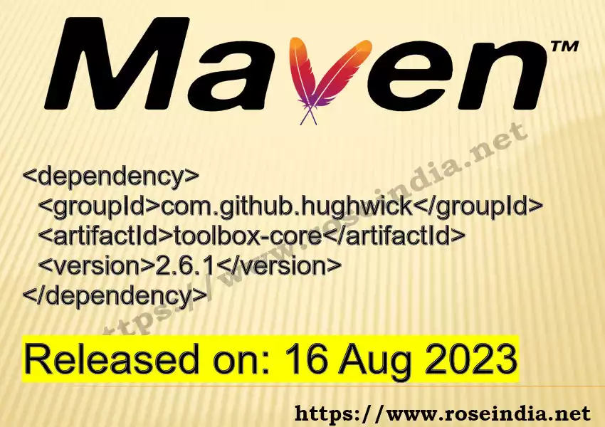 Maven dependency for GROUP_ID - ARTIFACT_ID version VERSION_ID is released. Learn to use ARTIFACT_ID version VERSION_ID in Maven based Java projects