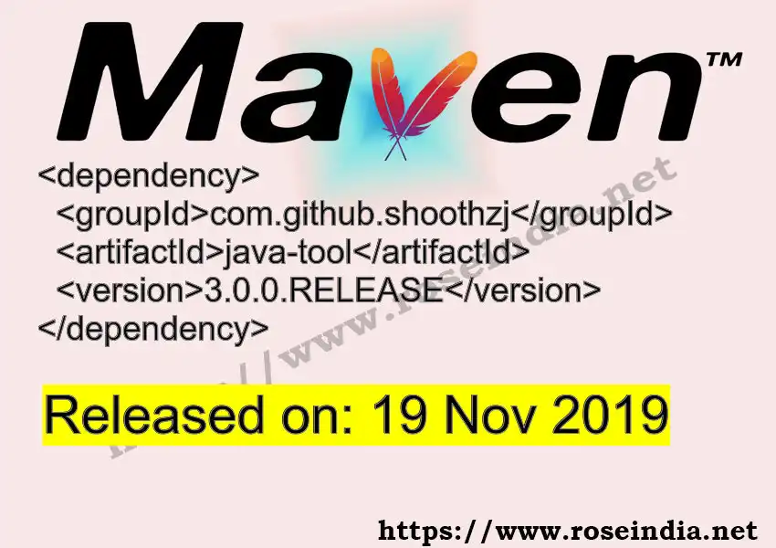Maven dependency for  GROUP_ID - ARTIFACT_ID version VERSION_ID is released. Learn to use  ARTIFACT_ID version VERSION_ID in Maven based Java projects
